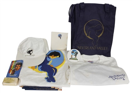 Original Michael Jackson Incredibly Rare Neverland Welcome Bag