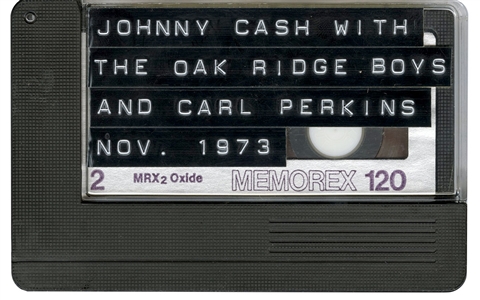 Johnny Cash Original Unreleased 1975 Concert 8 MM Master Video Reels (3) With Johnny Cash & Carl Perkins Nov 1973 Hilton Las Vegas 120 Minute Audio Tape & Feb 1975 Las Vegas Hilton 120 Minute Tape