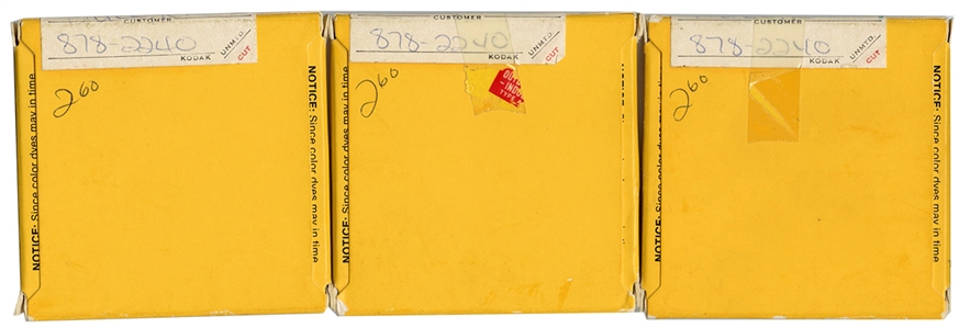 Johnny Cash Original Unreleased 1975 Concert 8 MM Master Video Reels (3) With Johnny Cash & Carl Perkins Nov 1973 Hilton Las Vegas 120 Minute Audio Tape & Feb 1975 Las Vegas Hilton 120 Minute Tape