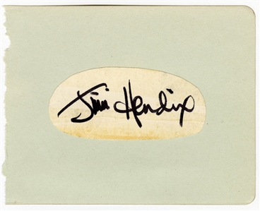 Jimi Hendrix Signed Cut (JSA & REAL)