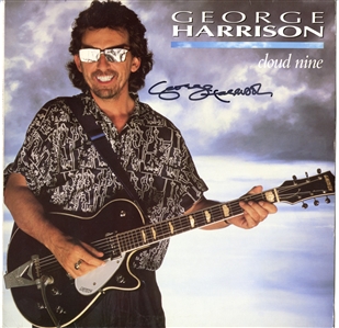 George Harrison Signed “Cloud Nine" Album (REAL)