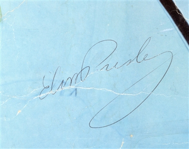 Elvis Presley Signed 1973 Upbeat Poster (REAL)