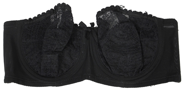 Janis Joplin Owned & Worn Black Bra