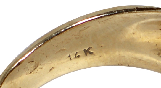 Elvis Presley Owned & Worn 14K Owl Pinky Ring