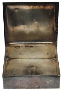 Elvis Presley Owned & Used Silver Plated Trinket Box Monogrammed “EAP