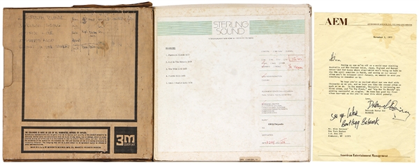 Blondie 1975 First Demo Tapes (2) Featuring Platinum Blonde, Once I Had a Love (Heart of Glass) and More With Signed Letter