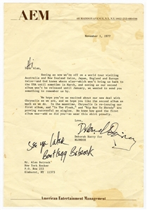 Blondie 1975 First Demo Tapes (2) Featuring Platinum Blonde, Once I Had a Love (Heart of Glass) and More With Signed Letter