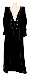 Hearts Ann Wilson Owned, Stage Worn & 2006 40th Annual CMA Awards Custom Black Velvet Dress