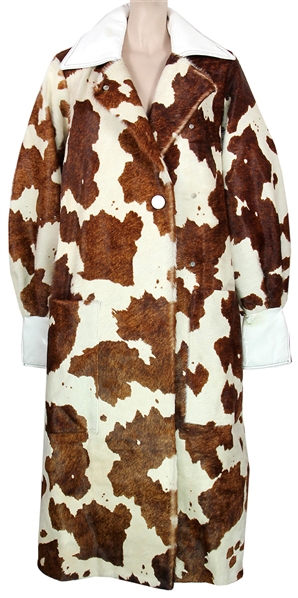 Rihanna Coachella 2017 Worn Wanda Nylon Calfskin Coat