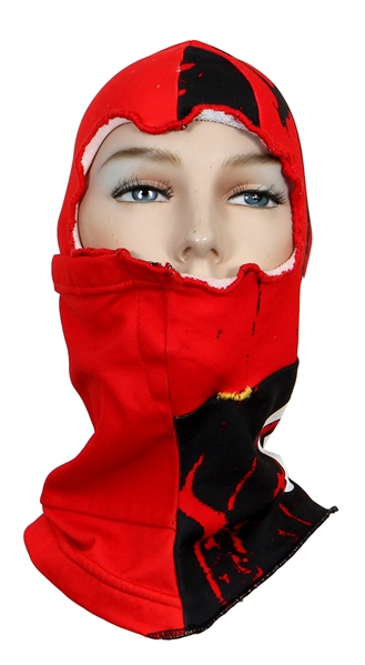 Billie Eilish Dazed Magazine Photo Shoot Worn Red Mask