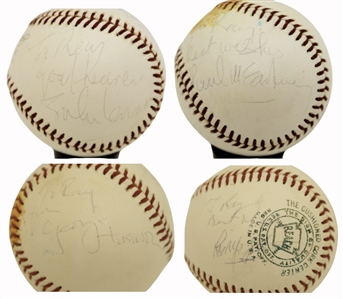The Beatles 1965 Signed Official American League Baseball (JSA, REAL & Caiazzo)