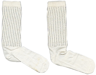 Michael Jackson 1992 “Dangerous" Tour Stage Used Crystal Socks