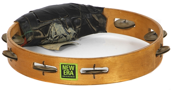 Queen Freddie Mercury Stage Used Tambourine from St Paul, Minnesota 3/3/1976 Concert (RGU)