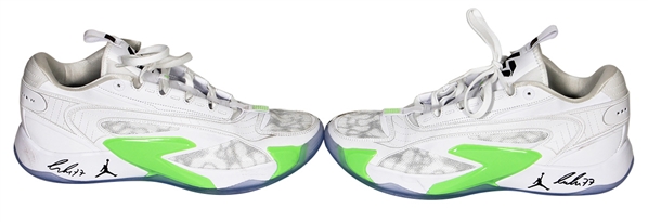 2022-23 Luka Doncic Game-Used & Signed Jordan Luka 2 Shoes