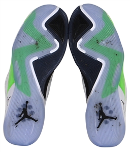 2022-23 Luka Doncic Game-Used & Signed Jordan Luka 2 Shoes