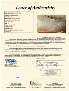 1991 Michael Jordan Game-Used & Signed Nike Air Jordan VI Sneaker (JSA)