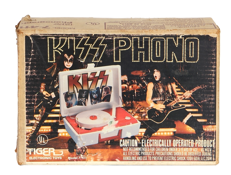 KISS Original 1978 Toy Record Player in Original Box!