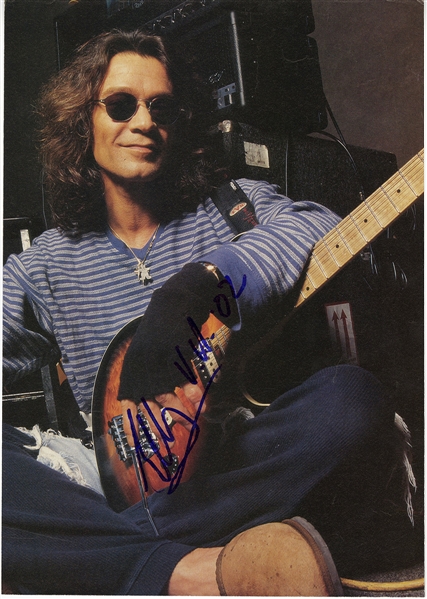 Eddie Van Halen Signed Photograph (REAL)