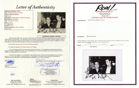 Michael Jackson Original Signed “Dangerous Era Photograph (JSA & REAL)