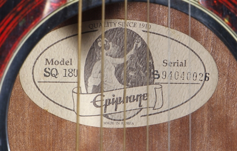 Everly Brothers Signed Epiphone Everly Model Acoustic Guitar (REAL)