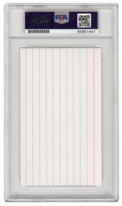 Victor Wembanyama Signed Cut - Signed VERY Early In Career (PSA/DNA Encapsulated)