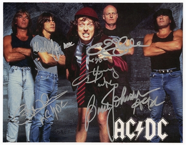 AC/DC Signed Photograph