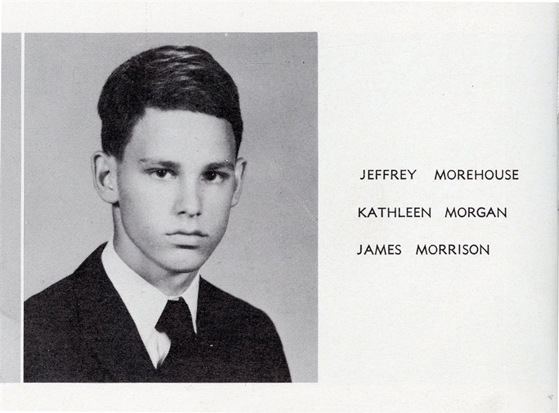 The Doors Jim Morrison Original 1961 Senior Year High School Yearbook