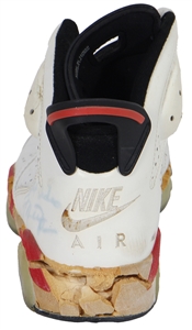 1991 Michael Jordan Game-Used & Signed Nike Air Jordan VI Sneaker (JSA)