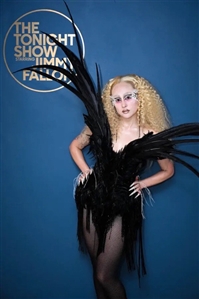 BLACKPINK LISA “Born Again Music Video & Photoshoot Worn Custom Feather Couture Outfit - Also Worn by Chappell Roan For “Jimmy Fallon Appearance (SIA Photo-Matched & RGU Photo-Matched)