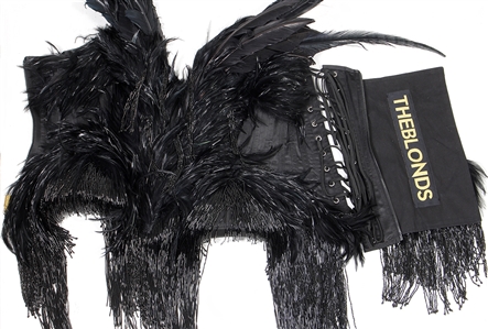 BLACKPINK LISA “Born Again Music Video & Photoshoot Worn Custom Feather Couture Outfit - Also Worn by Chappell Roan For “Jimmy Fallon Appearance (SIA Photo-Matched & RGU Photo-Matched)