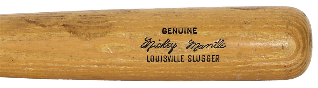 Mickey Mantle 1964 “Mayor's Trophy Game Used Bat (Bat Boy Provenance)