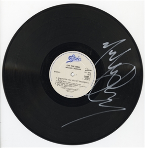 Michael Jackson Signed "Off The Wall" Record