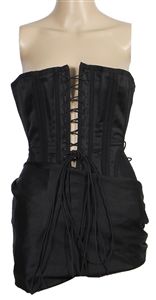 Sabrina Carpenter 7/20/2022 “Emails I Cant Send" Tik Tok Promotional Video Worn Sintra Black Corset