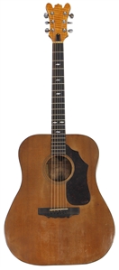 David Crosby “Distances" & “Compass" Recording Used 1973 Maple Dreadnought Moller #1 Acoustic Guitar - Also Played by Johnny Cash