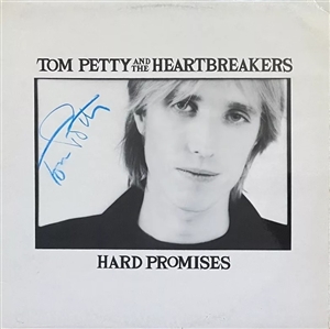 Tom Petty Signed “Hard Promises" Album (REAL)