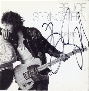 Bruce Springsteen Signed "Born To Run" CD Cover