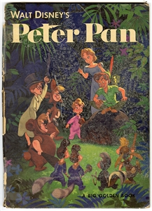 Walt Disney Incredibly Rare Signed “Peter Pan Book (Phil Sears)