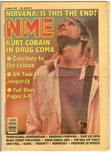 Kurt Cobain Handwritten & Signed NME “Nirvana: Is This The End?" Magazine Cover Dated 3/12/1994 (Signed Right Before Death) - Writes “I am King Of the Depressed Junkies" (JSA)