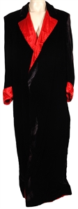 KISS Gene Simmons Owned and Worn Velvet Robe (2000 Butterfields Auction Provenance)