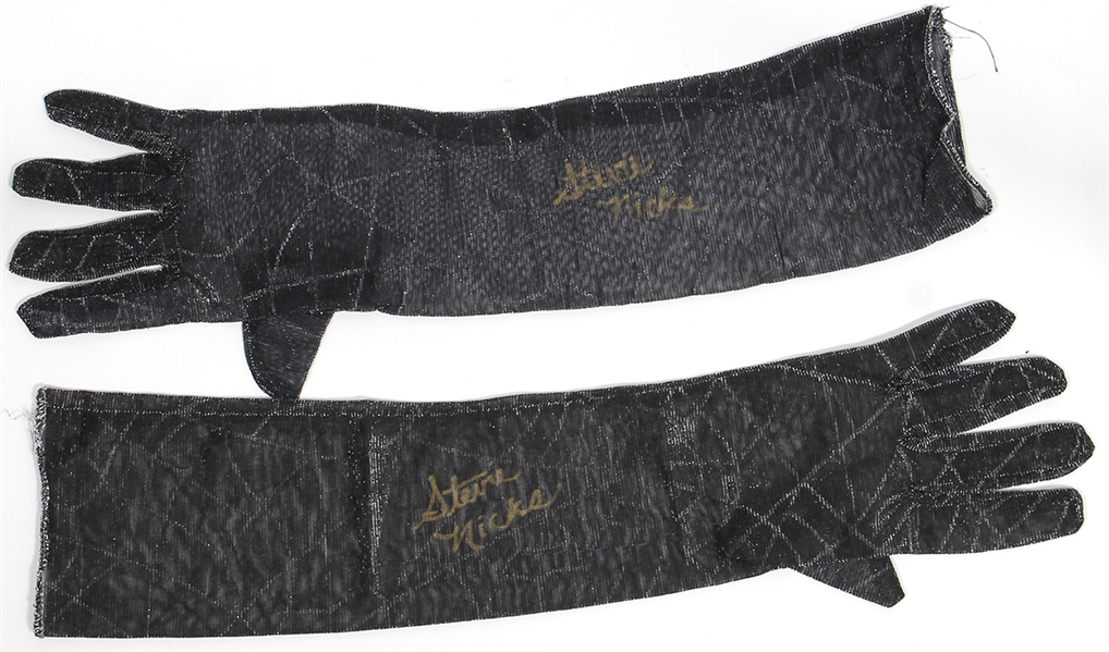 Stevie Nicks Signed Stage Worn Gloves