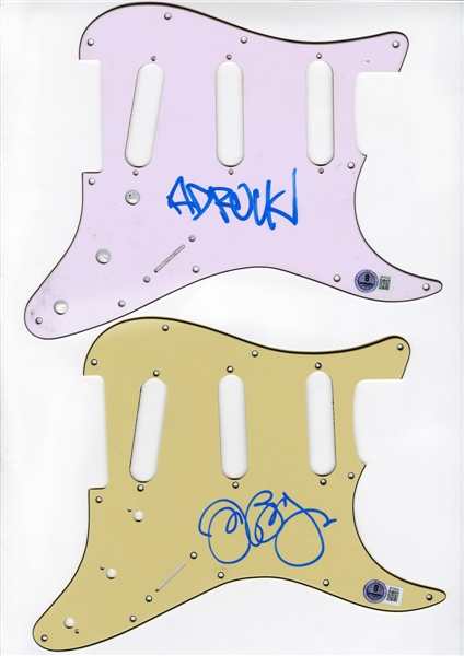 Ad-Rock & Jon Bon Jovi Signed Pickguards (2) (Beckett)