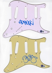 Ad-Rock & Jon Bon Jovi Signed Pickguards (2) (Beckett)