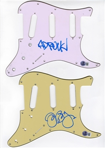 Ad-Rock & Jon Bon Jovi Signed Pickguards (2) (Beckett)