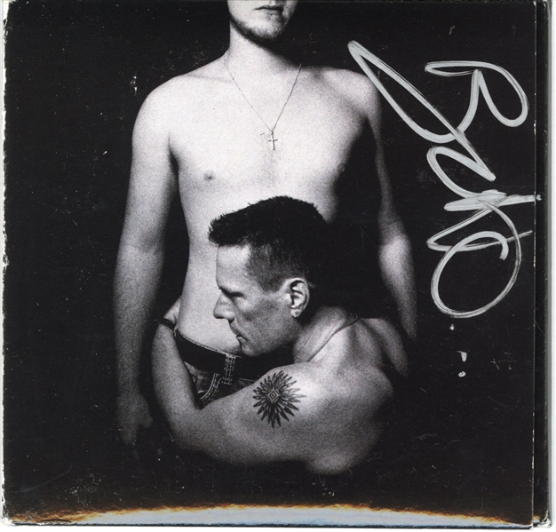 U2 Bono Signed “Songs of Innocence" CD Cover