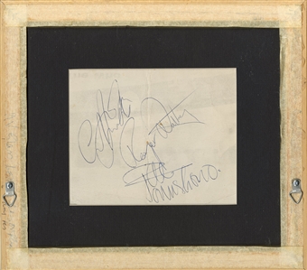 The Who Vintage Signed Fan Club Photograph Advertisement with Keith Moon (JSA & REAL)