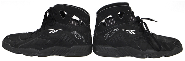 Shaquille ONeal Mid 1990s Orlando Magic Game-Used & Signed Shoes