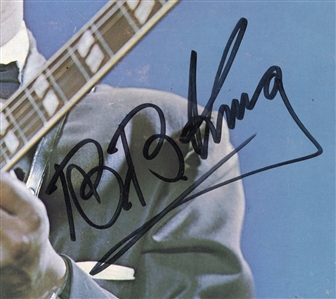 B.B. King Signed “I Love You So Album Cover