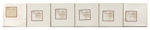 “Elvis Presley Special” Audio Tapes (Circa 1981, Six #’d 1-6) William B. Tanner Studio (Memphis, Tennessee