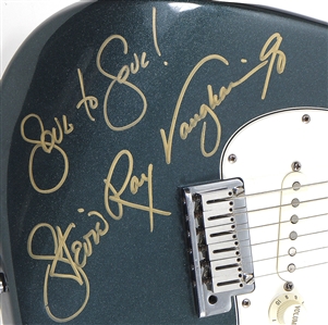Stevie Ray Vaughan Signed “Soul to Soul Fender Stratocaster Electric Guitar