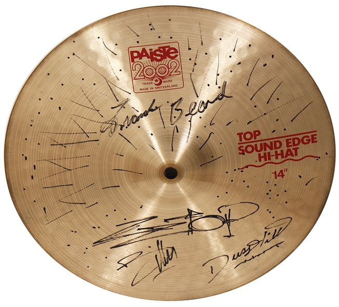 ZZ Top Signed & Stage Used Cymbal
